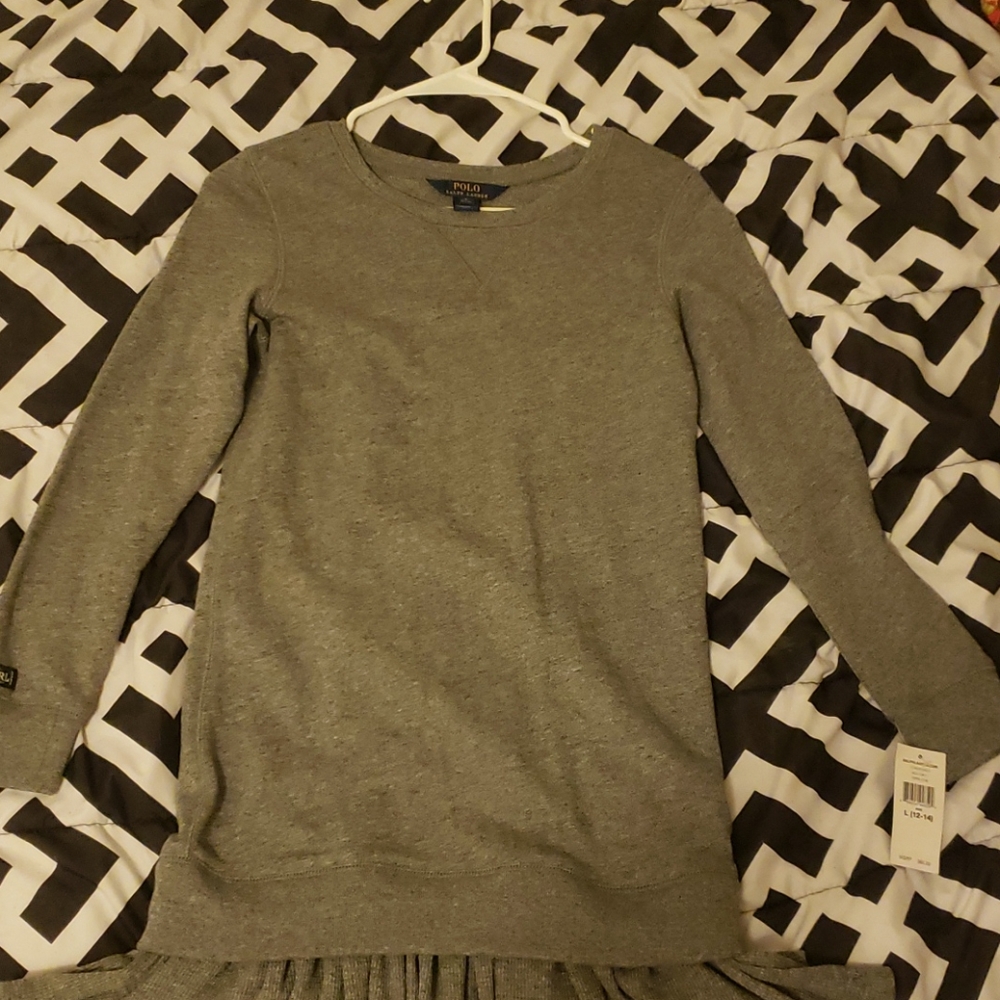 Polo Ralph Lauren Kids Long Sleeve Dress NWT